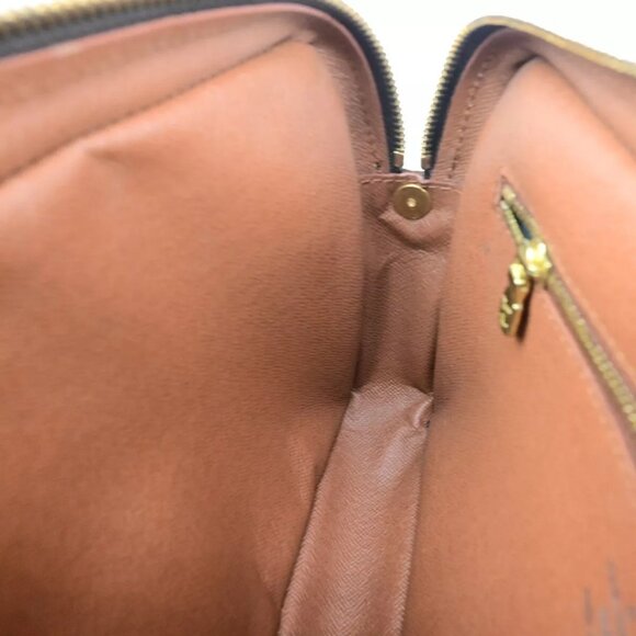 LOUIS VUITTON Marly Dragonne GM Clutch Hand Bag Monogram Brown - Picture 14 of 16